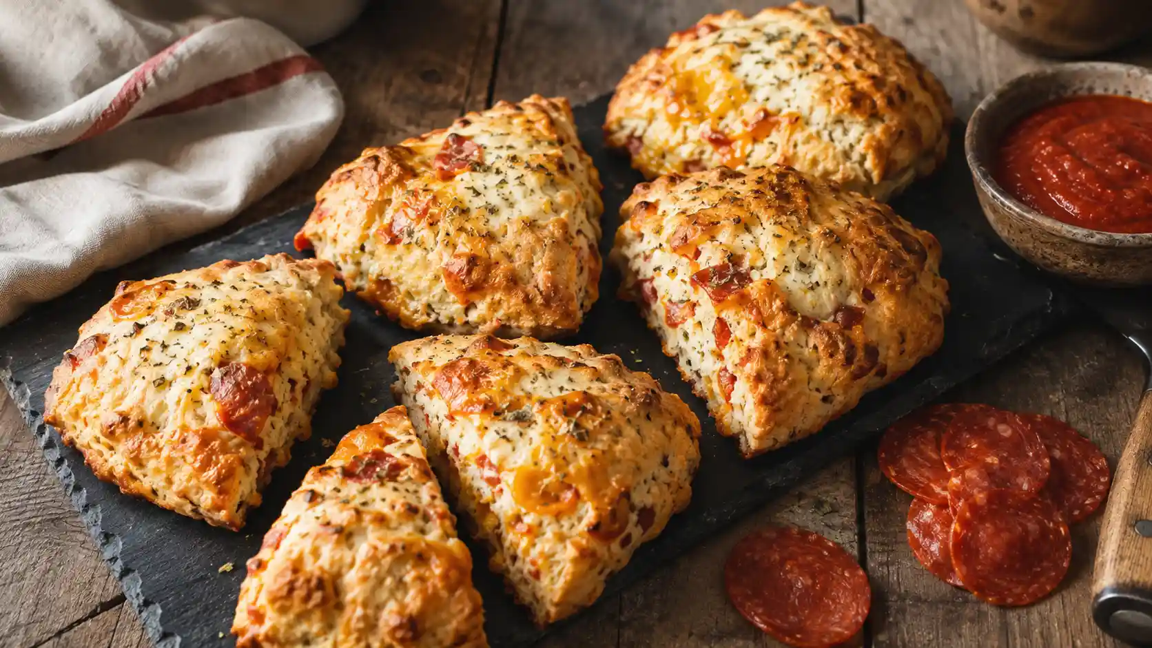 pizza scones