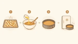 caramel macadamia cheesecake