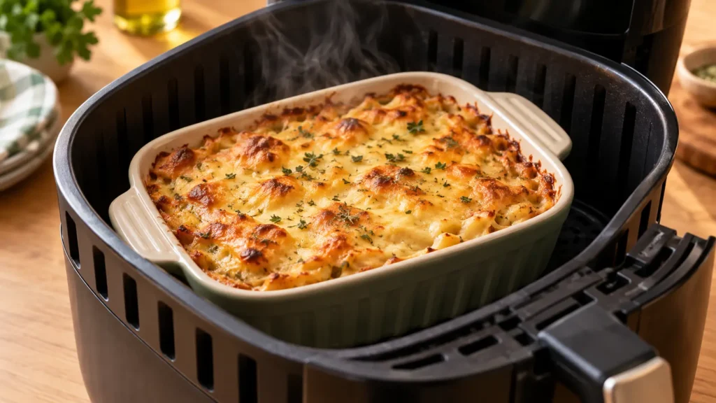 Casserole in Air Fryer: Times, Temps & Tips for Every Type (2026)