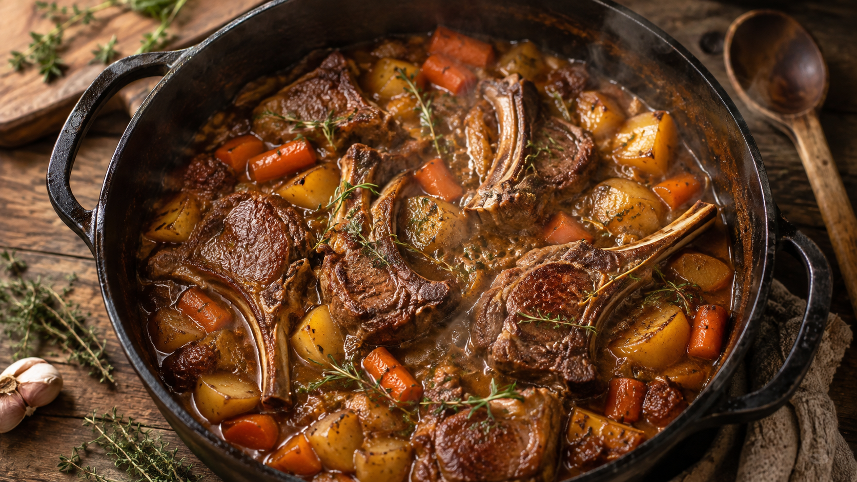 lamb chop casserole