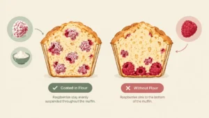raspberry and white chocolate muffins
