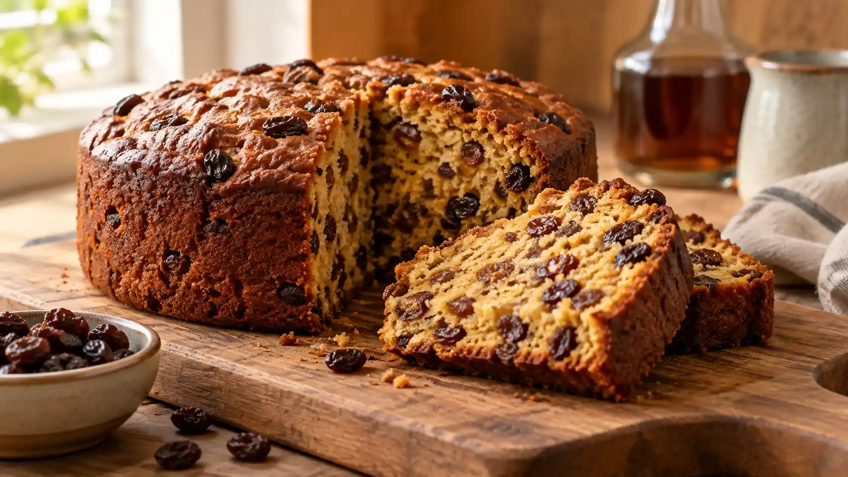 rub raisin cake sydbey