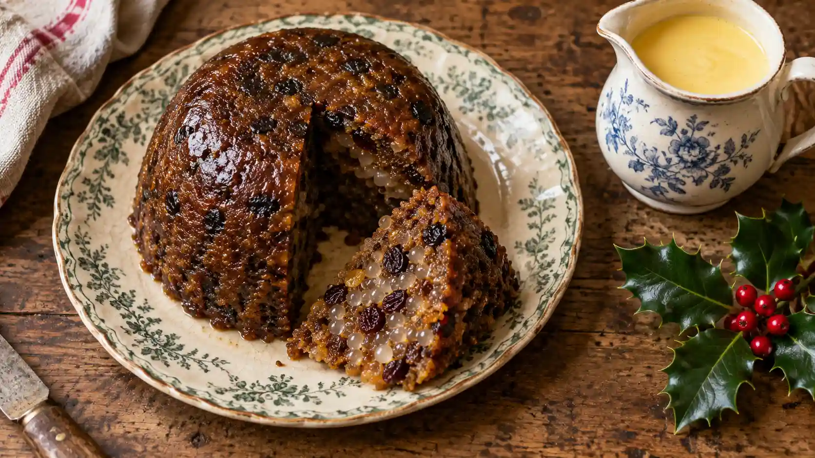 sago plum pudding