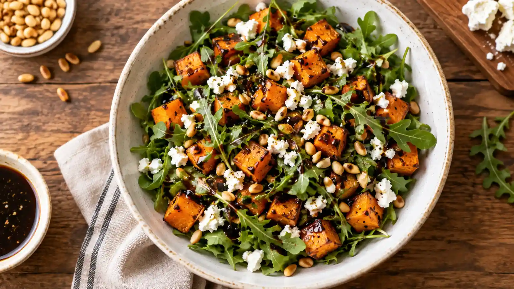 sweet potato and rocket salad