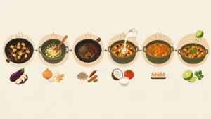 eggplant and chickpea curry